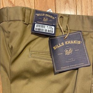 Bills Khakis M2- heavyweight cloth, NWT